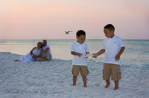 Early morning beach photography