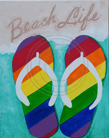 rainbow-flip-flops-beach life