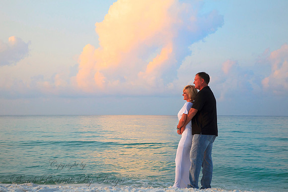 Sunrise Beach Photography of Anniversary couple