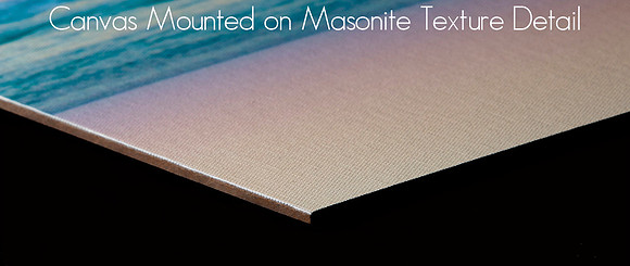 Beautiful Masterpiece Canvas texture, clear protective finish