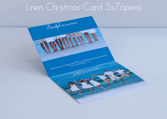 Card linen opens