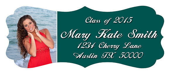 Address label senior sample