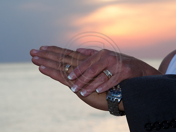 Rings on the beach