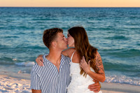Couple Poses for Beach Pictures