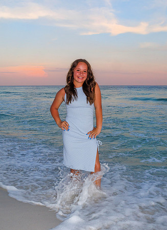 Teen Poses at the Beach