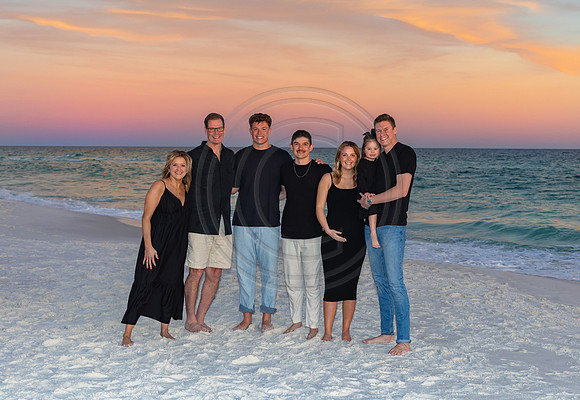 Incredible Sunset Maternity and Family Session
