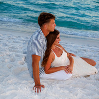 Beach Summer Couples at Sunset