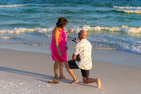 Beach Romance She said Yes