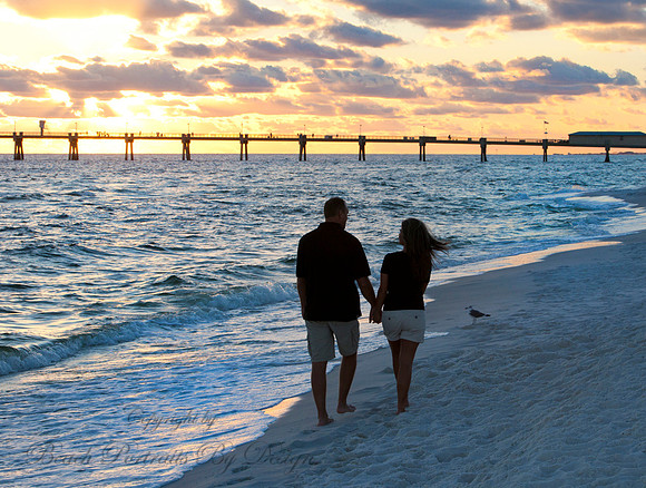 beach portraits in Ft. Walton Beach