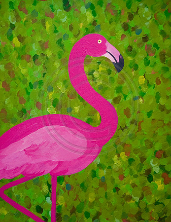 Flamingo Dance Acrylic