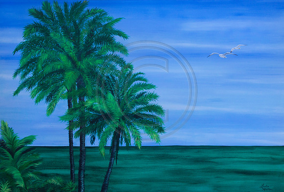 'Paradise Waters" Acrylic on Canvas 40x60