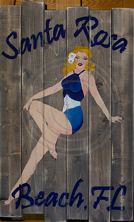 Santa Rosa Beach Beauty Acrylic on Wood Slats