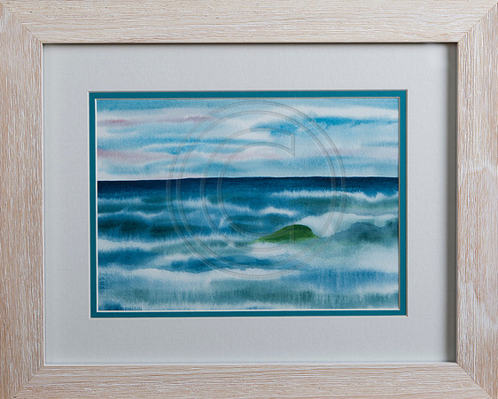 Framed seascape