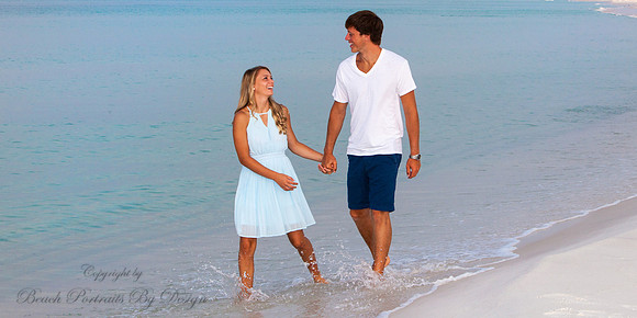 romantic sunrise beach photos