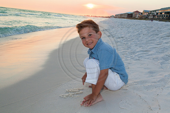 Frangista Beach Portrait Session
