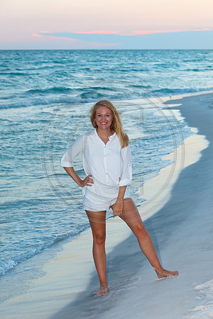 Senior Portrait at the Beach