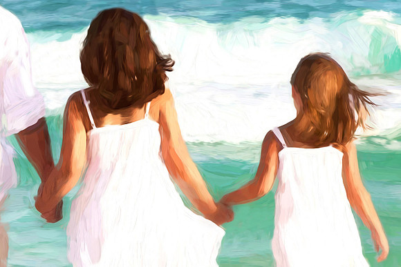 detail of watercolor painting