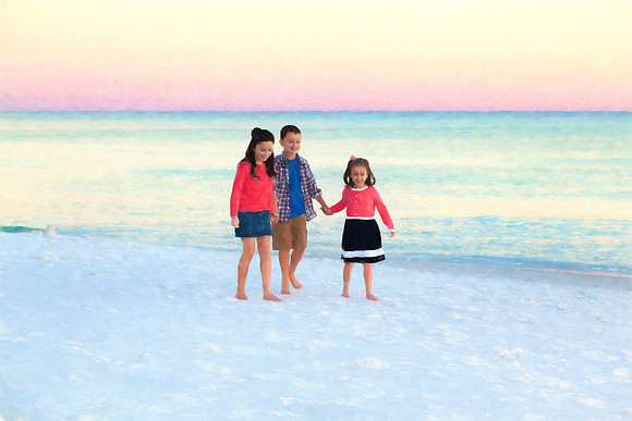 watercolor paper from beach photos