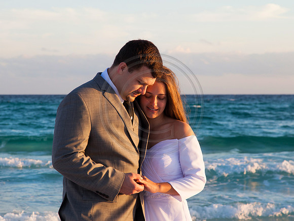 Small private beach weddings