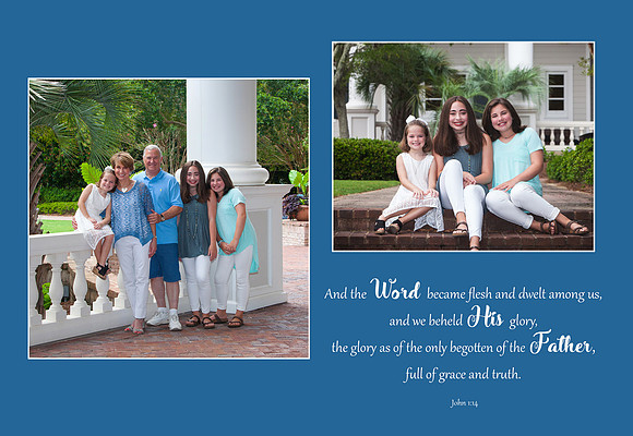 Every card is unique and all about you and your family