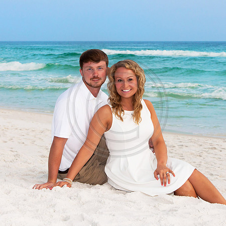 All white beach photo sessions
