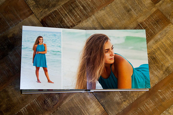 lay flat feature panoramic cross-page views no center cuts