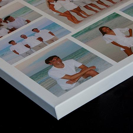 Top Quality Canvas Finish with white borders matching edges