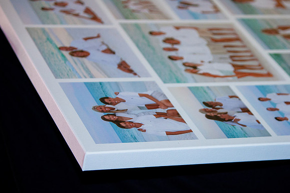 Canvas Beach Collage Finished Superior Edges
