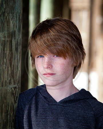 teen on dock