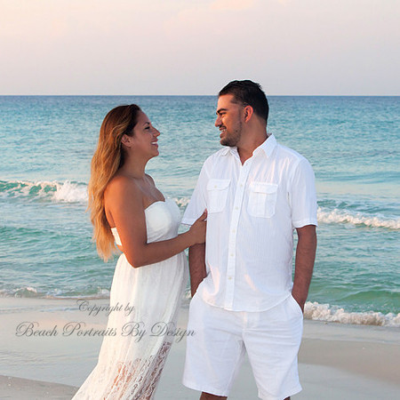 Destin FL Couples photographer on the beach