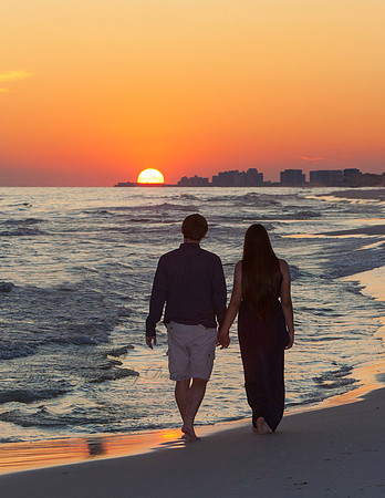 Romantic Sunset Couple