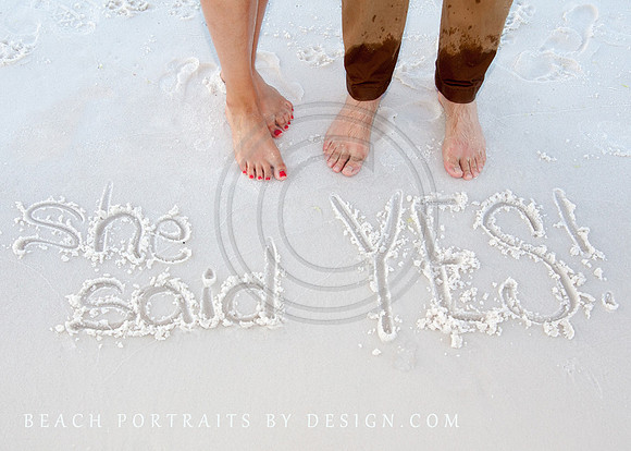 She said YES!