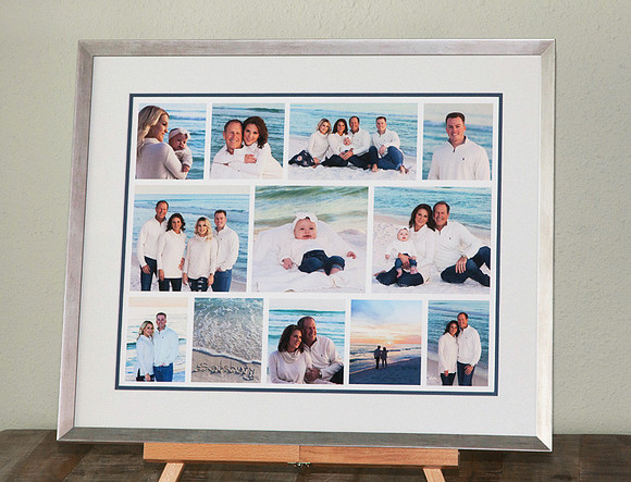 Framed Beach Collage Custom 2