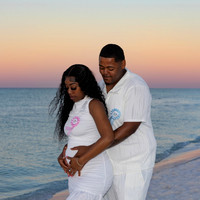 Gender Reveal Beach Photos