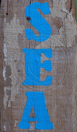 SEA vertical sign