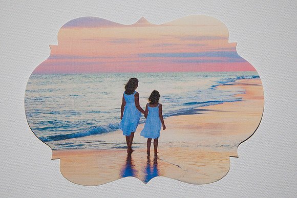 Card Flat Fancy Shape Linen
